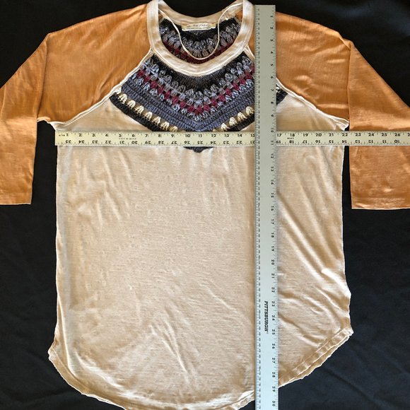 Free People Spring Bound Long Sleeve Top Sz XL - Picture 8 of 10